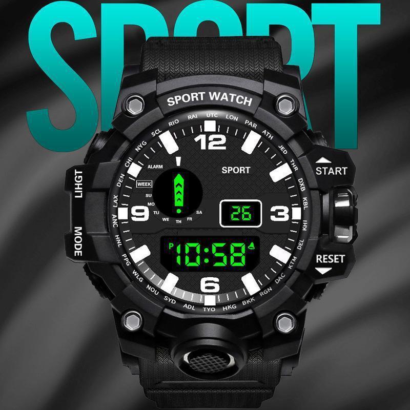 Hot Wholesale Amazon Explosive Multifunctional Outdoor Men's Electronic Watches Men's And Women's Students Running Sports Watches