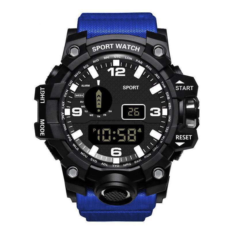 Hot Wholesale Amazon Explosive Multifunctional Outdoor Men's Electronic Watches Men's And Women's Students Running Sports Watches