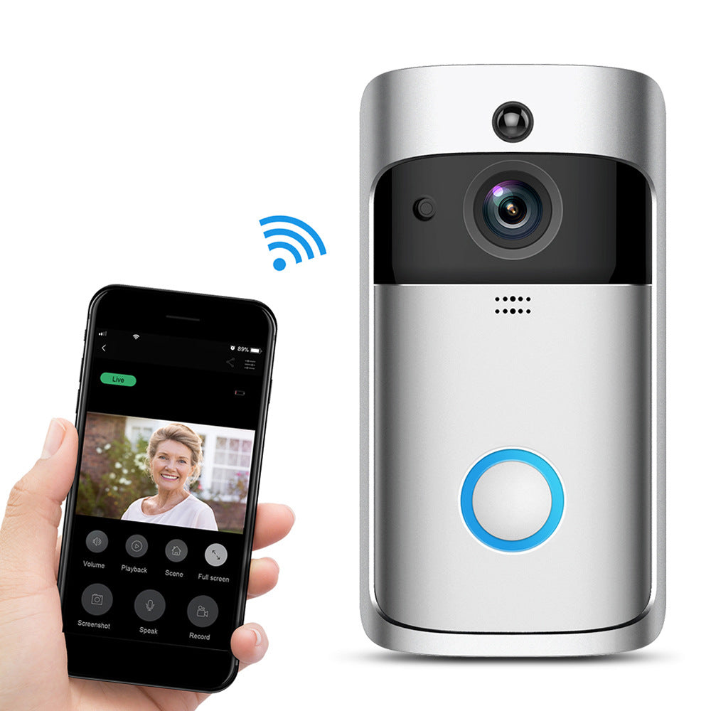 Smart video doorbell V5 wireless WIFI remote monitoring home video intercom